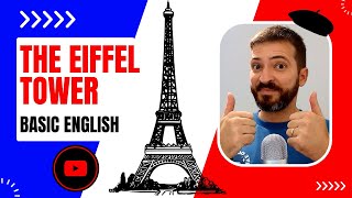 Listening and reading The Eiffel Tower Basic English english [upl. by Hartnett]