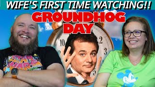 Groundhog Day 1993  Wifes First Time Watching  Movie Reaction [upl. by Sean731]