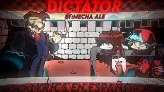 DICTATOR quotLYRICS ESPAÑOLquot FNFMARIO MADNESS V2 [upl. by Bradan]