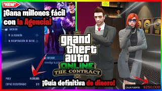 ¡Guía definitiva para ganar MUCHO dinero con la Agencia GTA Online The Contract ¡Actualizada 2023 [upl. by Aniala]