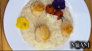 Risotto parmesan et noix de saint Jacques [upl. by Derf]