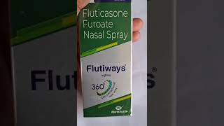 FLUTIWAYS NASAL SPRAY  USES SIDE EFFECTS AND BENEFITS  MEDICIN [upl. by Arahsit]