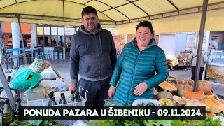 🥬Ove subote iznimno kvalitetna ponuda pazara u Šibeniku🥬 [upl. by Yesllek]