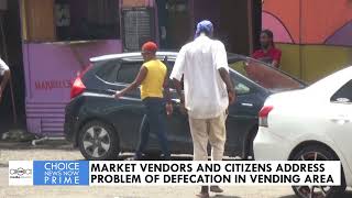 MARKET VENDORS AND CITIZENS ADDRESS PROBLEM OF DEFECATION IN VENDING AREA [upl. by Yesnyl435]