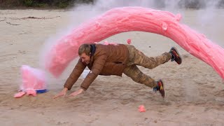 That Awkward Moment Red Long Worm Elephant Toothpaste  Hot Experiment [upl. by Longo283]