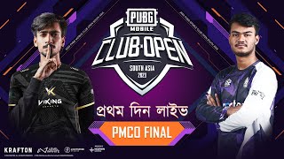 BANGLA 2023 PMCO South Asia  Finals Day 1  Elite 16 Squads Take The Stage  TIMEBURNER  FinixOP [upl. by Ezeerb947]