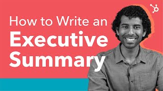 How to Write an Executive Summary  Step by Step [upl. by Ilarin]