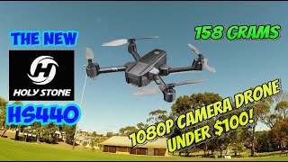 HolyStone HS440 Drone Review  Great Beginner 1080P Camera Drone Under 100 [upl. by Shaer]