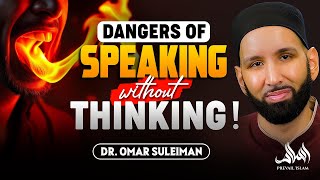 YOUR TONGUE CAN DESTROY YOU  Dr Omar Suleiman [upl. by Annie]