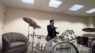 Insane Drum SoloLudwig Vistalite [upl. by Saenihp]