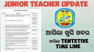 Junior Teacher Recruitment Tentative Time Line  JT Joining By 120924  jts [upl. by Atikihs251]