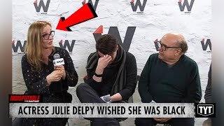 CoStars CRINGE After Actress Julie Delpy Says She Wishes She Was Black IND [upl. by Zurkow173]