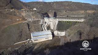 COPCO 1 DRAWDOWN DAM BLAST Klamath River California [upl. by Stefano]