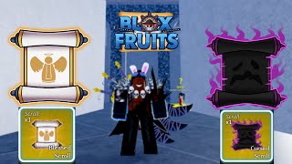 I Obtained the UNOBTAINABLE Cursed and Blessed Scrolls in Blox Fruits [upl. by Annij]