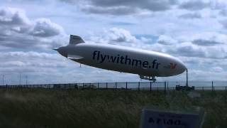 Zeppelin à laérodrome de Cormeilles en Vexin  Cergy Pontoise samedi 17 août 2013 [upl. by Acirred]