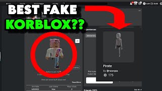 best fake korblox on roblox [upl. by Amian256]