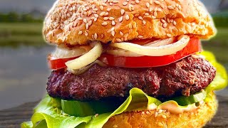 BURGERY domowe z wołowiną i dziczyzną DZIKA KUCHNIAgrill bbq rusztfastfood [upl. by Erimahs462]