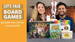 Lets Talk Board Games 2 Spiel Des Jahres Awards  Quick Reviews [upl. by Tur]