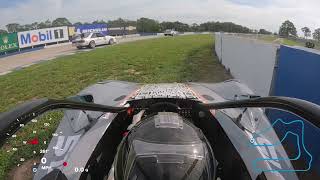 Sebring Race 3Wide into Turn 7 CRASH 61922 [upl. by Jonell44]