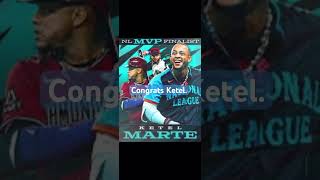 Ketel Marte was nominated for national league MVP [upl. by Farlie]