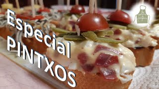 ESPECIAL PINTXOS VASCOS 1 4 pintxos para sorprender [upl. by Ettezyl]