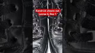 Kendrick Lamar shouts out Lecrae amp Dee1 lecrae kendricklamar dee1 [upl. by Neelon]