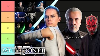 Heroes amp Villains Tier List 2024  Star Wars Battlefront 2 [upl. by Morley]