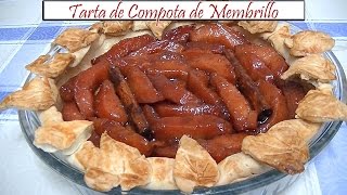 Tarta de Compota de Membrillo  Receta de Cocina en Familia [upl. by Sucitivel291]