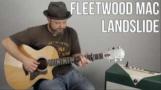 How to Play quotLandslidequot by Fleetwood Mac on Guitar  Acoustic Fingerstyle lesson [upl. by Neggem]