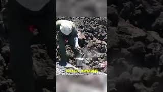 SCOOPING LAVA—The World’s Most DANGEROUS Job [upl. by Nosyaj]