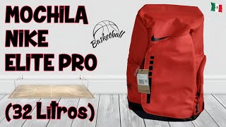 Mochila NIKE ELITE PRO 32 Litros ROJANEGRO [upl. by Adnilim]