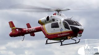 NOTAR MD902 Air Ambulance helicopter landing at Redhill Aerodrome [upl. by Westerfield]