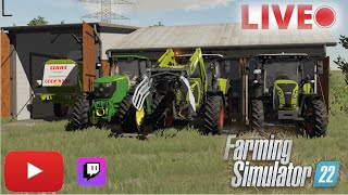 FS22  CZWARTKOWY LIVE I OPOROWE GRANIE 🔴 [upl. by Leuname]