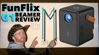 FunFlix G1 Beamer zum Handy spiegeln Filme schauen und zocken  Stärken amp Schwächen hier im TEST [upl. by Eckhardt]