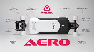 Parsec Aero Pro — Premium Lightweight Electric Skateboard [upl. by Liz32]