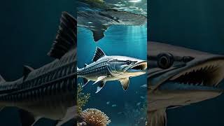 Great Barracuda  The Hovering Barracuda Technique facts marinewildlife mythicalcreature shark [upl. by Ranitta]