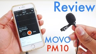 Movo PM10 Deluxe Lavalier Microphone Review for Smartphones and Tablets [upl. by Eskil885]