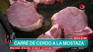 Receta de hoy Carré de cerdo a la mostaza [upl. by Levon]