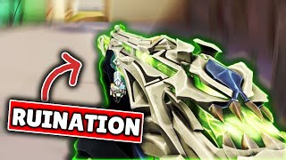 NEW RUINATION PHANTOM Green Variant Gameplay BEST VIPER SKIN  Valorant [upl. by Naik]