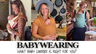 Babywearing Guide Choosing the Right Carrier For You [upl. by Chally565]