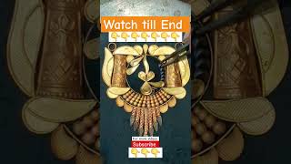 Gold Pendent design goldwork viral ytshorts reels jewellery bngoldetawah [upl. by Aivilo521]