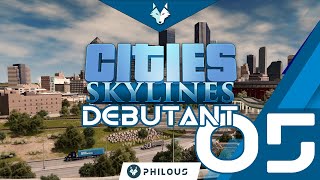 FR Cities Skylines Débutant  05  Des zones piétonnes [upl. by Lucho]