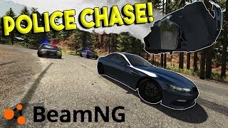 INSANE MOUNTAIN POLICE CHASES amp CRASHES  BeamNG Drive Gameplay amp Crashes [upl. by Nohsar]