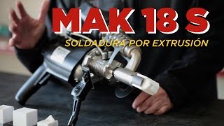 Funciones y ventajas de la máquina extrusora MAK 18S [upl. by Kronick]