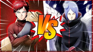 GAARA VS KONAN COMBATE ÉPICO [upl. by Sibelle]