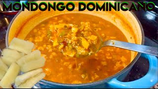 Mondongo Dominicano  como preparan el mondongo los dominicanos  Dominican mondongo  tripe stew [upl. by Nepsa542]