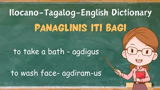 Naduma duma a PANAGDALUS ti BAGI  ILOCANOTAGALOGENGLISH DICTIONARY [upl. by Naellij]