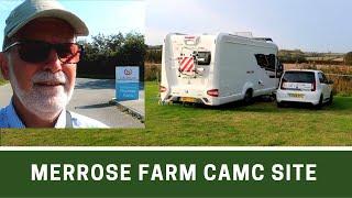 Walk Round MERROSE FARM CAMC SITE  South Cornwall  Ep298 [upl. by Eidnar]