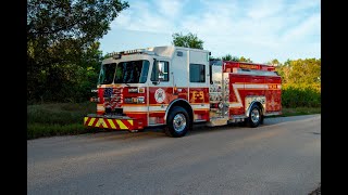 SFEV  Hernando County Fire Rescues new Sutphen custom pumper HS7349  Engine 5 [upl. by Gardiner]