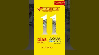 BALZO SA  11 DÍAS PARA AQUAEXPO 2024 [upl. by Ayikahs]